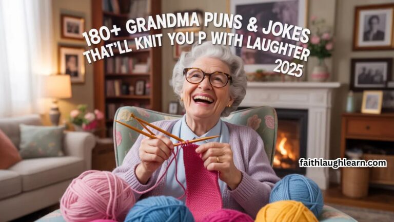 180+ Grandma Puns &amp; Jokes That’ll Knit You Up With Laughter 2025