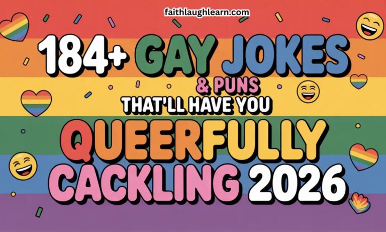  184+ Gay Jokes & Puns That’ll Have You Queerfully Cackling 2026