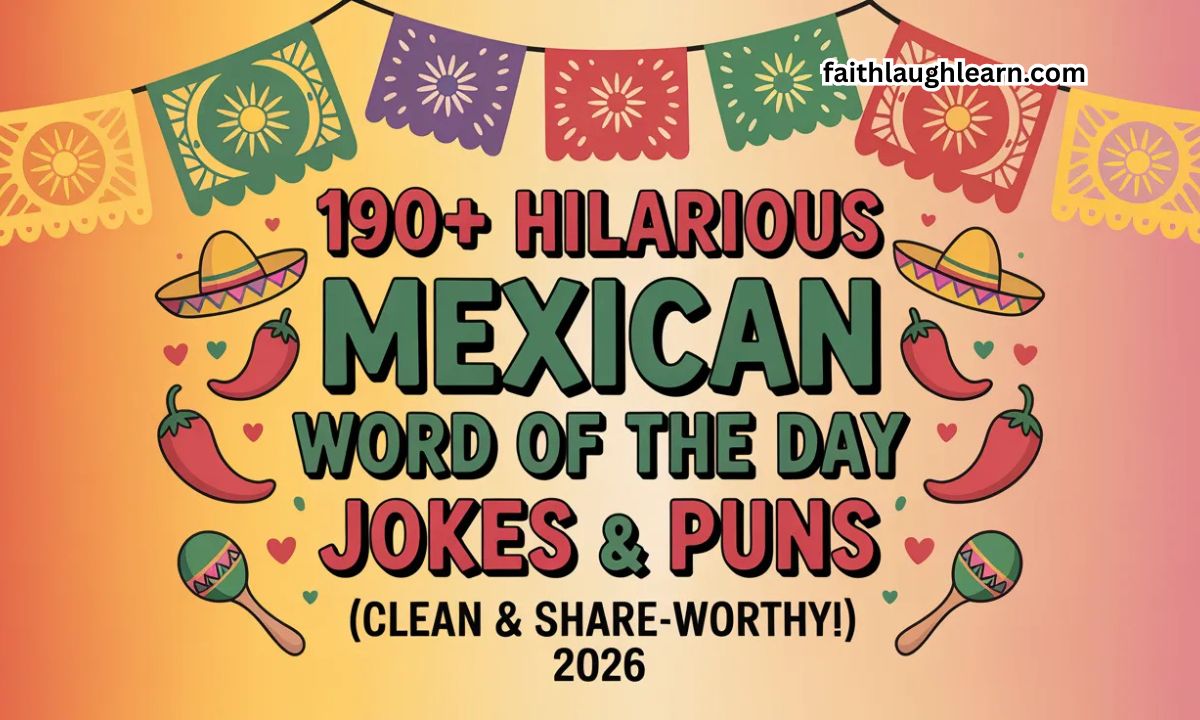 190+ Hilarious Mexican Word of the Day Jokes & Puns  (Clean & Share-Worthy!) 2026
