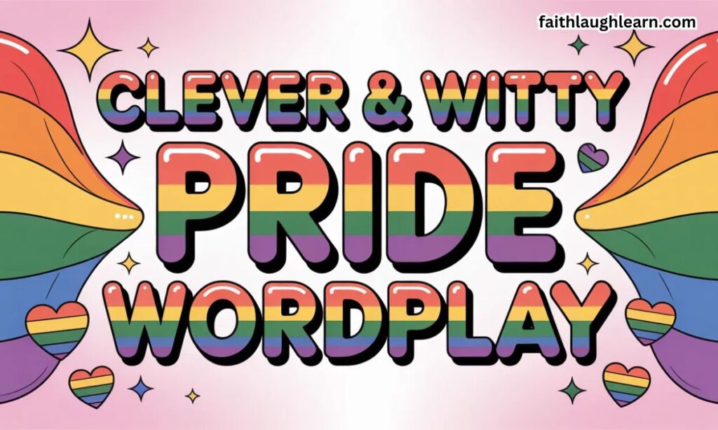 Clever & Witty Pride Wordplay