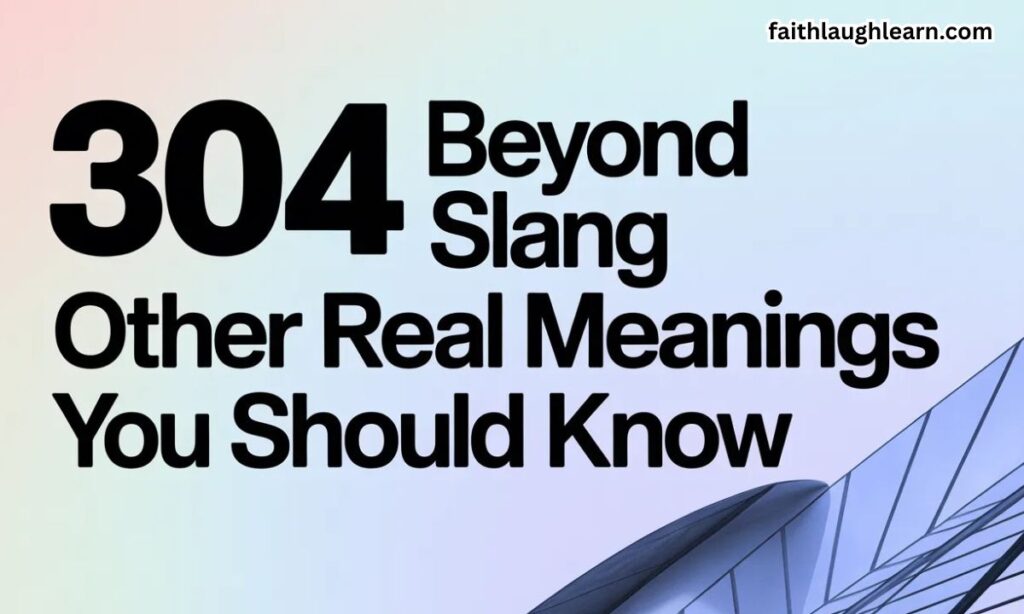 "304 Beyond Slang Other Real Meanings You Should Know"