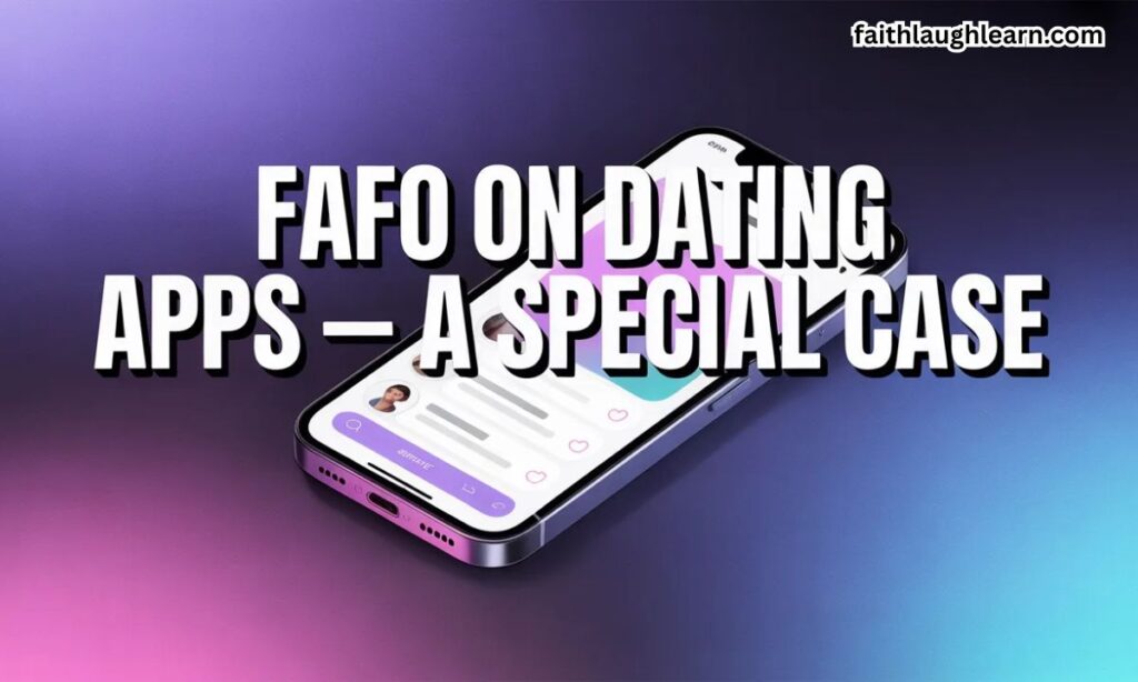 FAFO on Dating Apps — A Special Case
