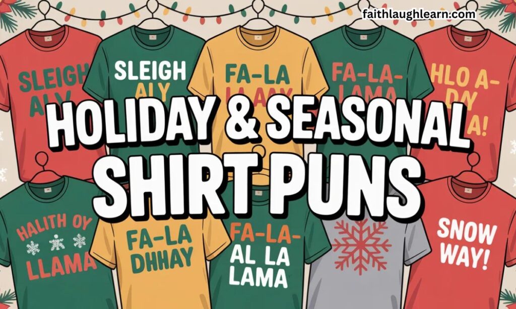 Holiday & Seasonal Shirt Puns