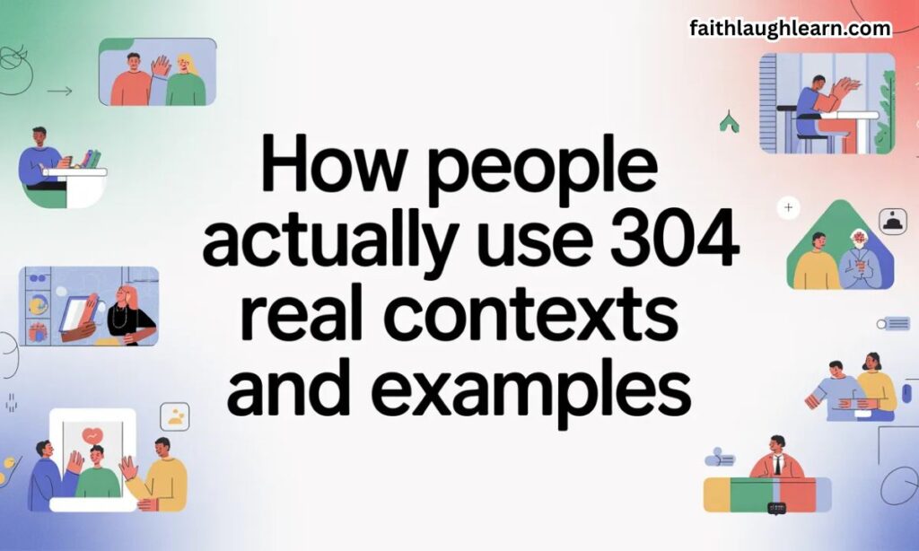 How People Actually Use 304 — Real Contexts and Examples