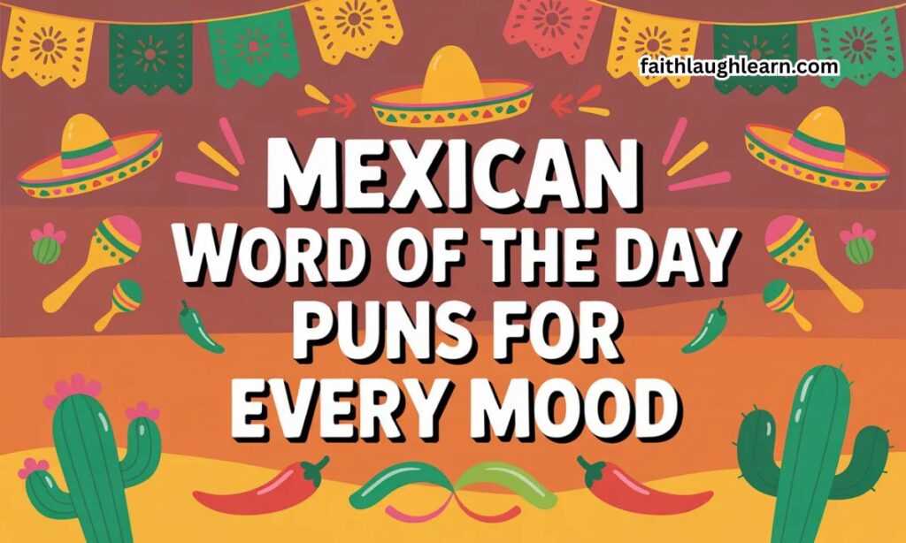 Mexican Word of the Day Puns for Every Mood