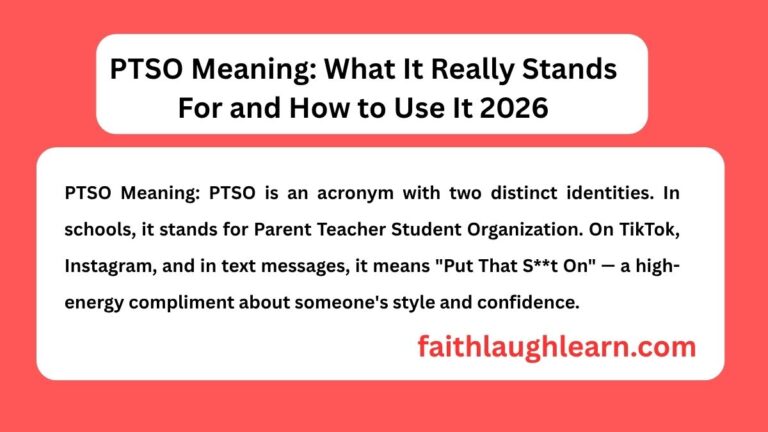 PTSO Meaning: What It Really Stands For and How to Use It 2026