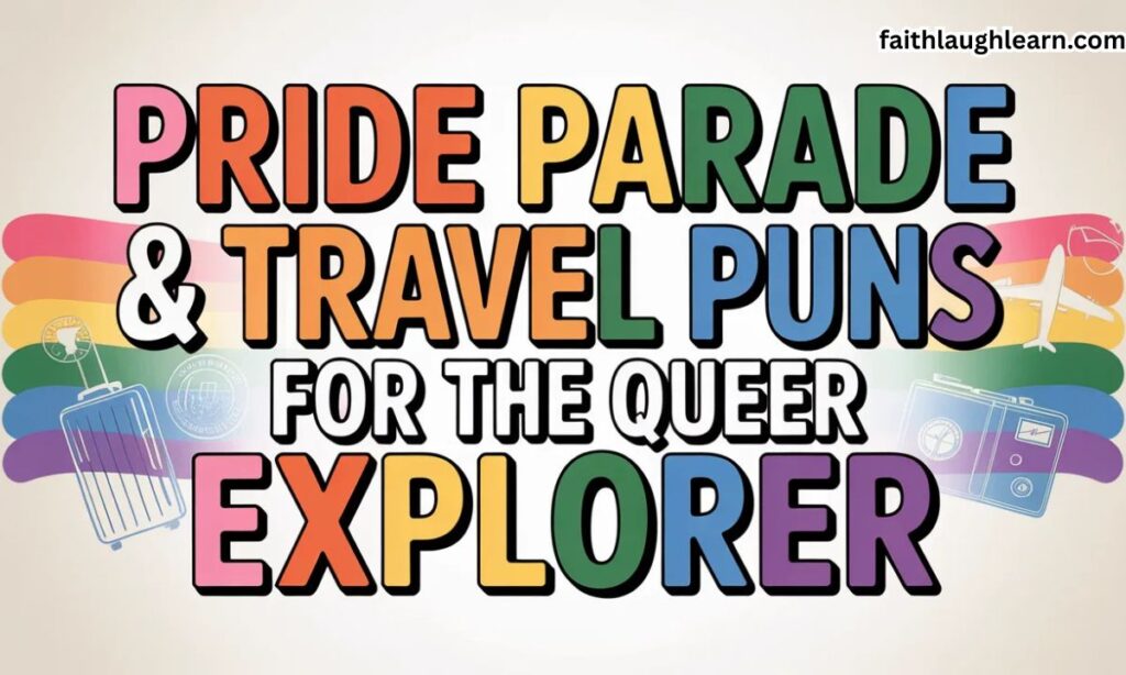 Pride Parade & Travel Puns for the Queer Explorer