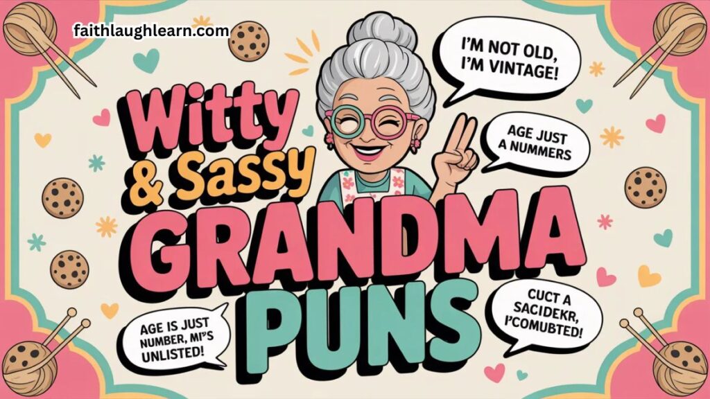 Witty & Sassy Grandma Puns