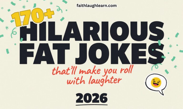 170+ Hilarious Fat Jokes That’ll Make You Roll with Laughter 2026