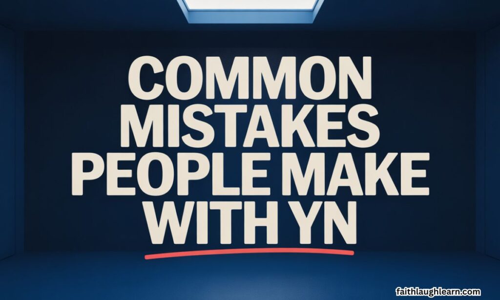 Common Mistakes People Make With YN
