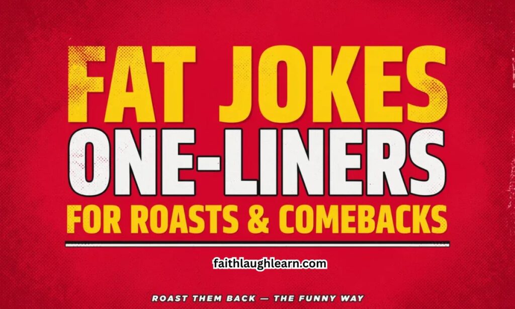 Fat Jokes One Liners for Roasts & Comebacks