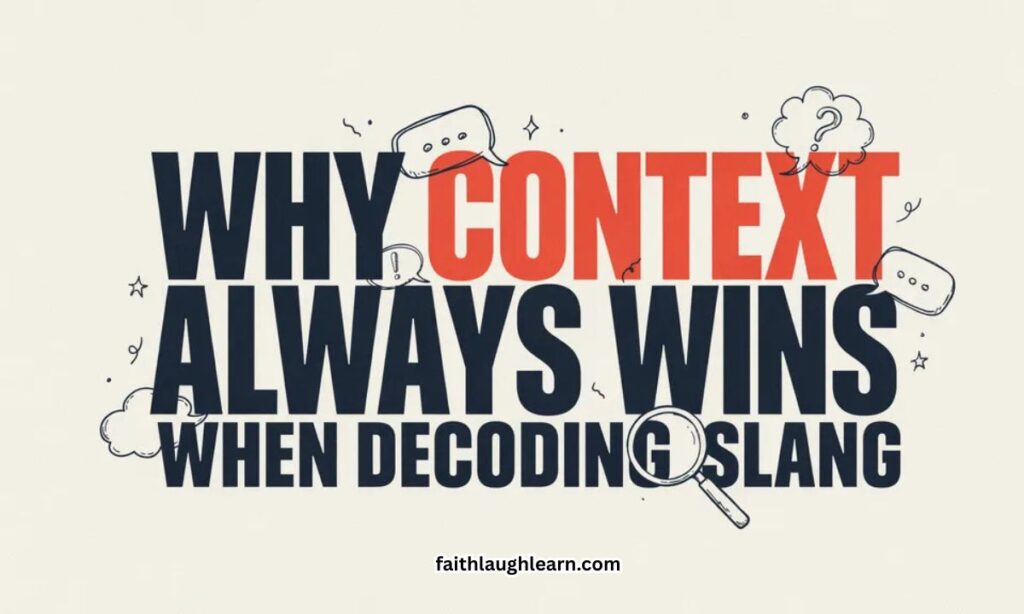 Why Context Always Wins When Decoding Slang
