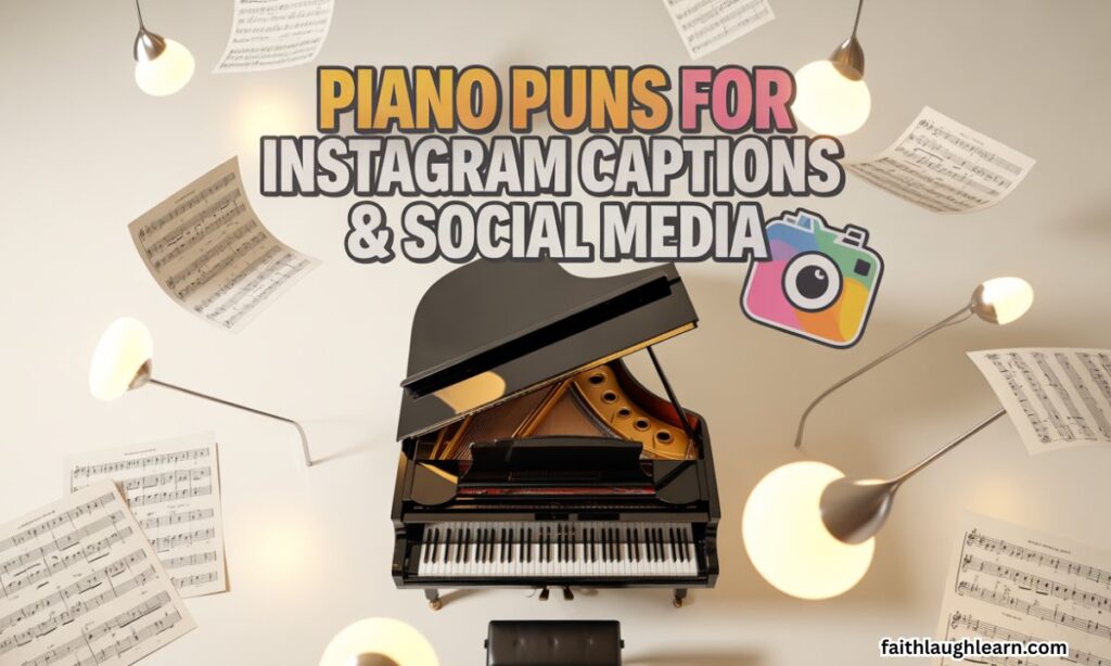 Piano Puns for Instagram Captions & Social Media 📸