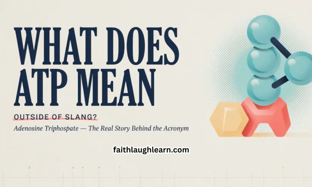 What Does ATP Mean Outside of Slang?