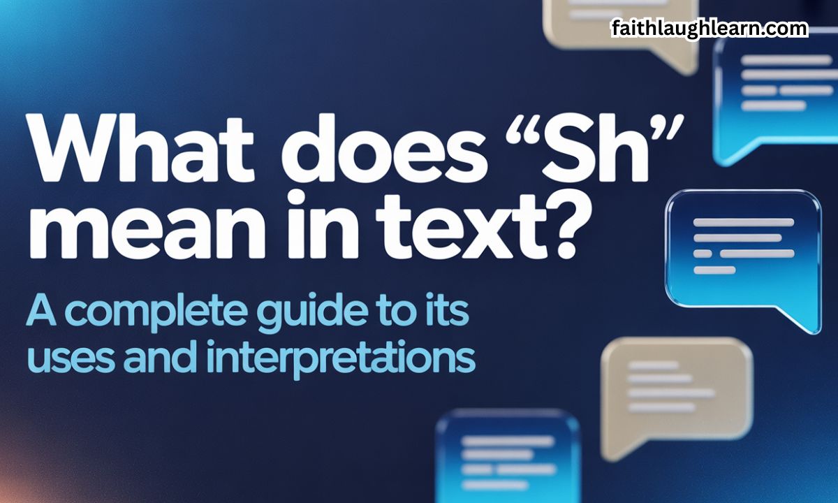 What Does “SH” Mean in Text? A Complete Guide to Its Uses and Interpretations