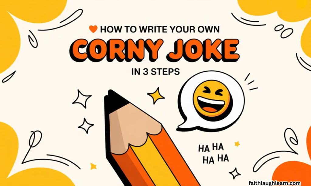 ✍️ How to Write Your Own Corny Joke in 3 Steps