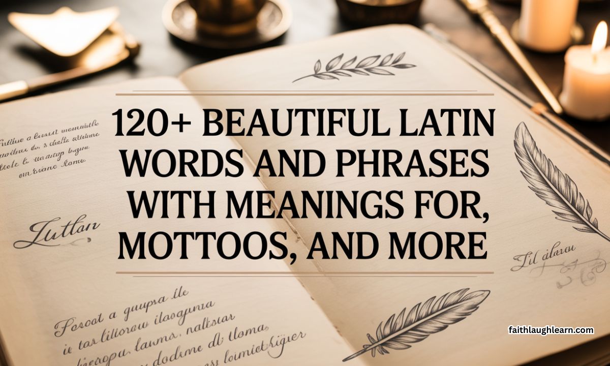 120+ Beautiful Latin Words and Phrases With Meanings for Tattoos, Mottos, and More