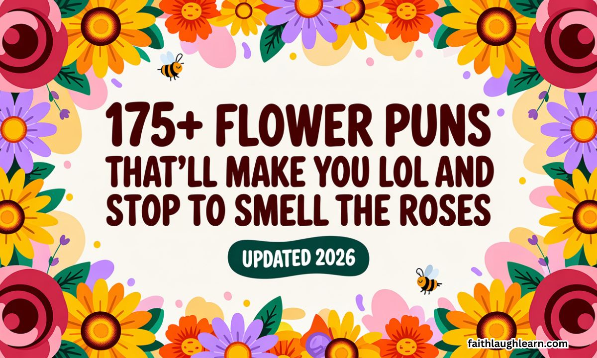 175+ Flower Puns That’ll Make You LOL and Stop to Smell the Roses(Updated 2k26)