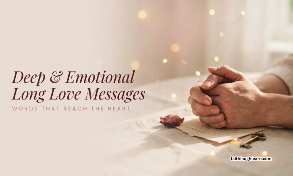 Deep & Emotional Long Love Messages
