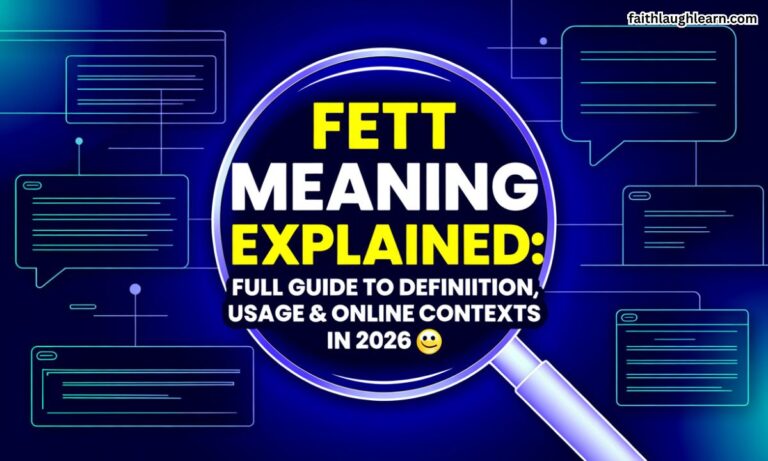 Fett Meaning Explained: Full Guide to Definition, Usage & Online Contexts in 2k26 🔍