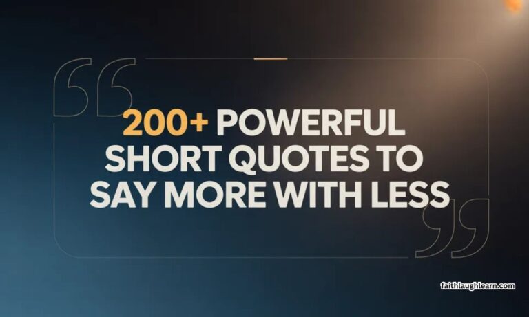 200+ Powerful Short Quotes to Say More with Less