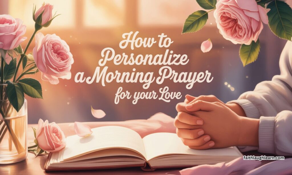 How to Personalize a Morning Prayer for Your Love