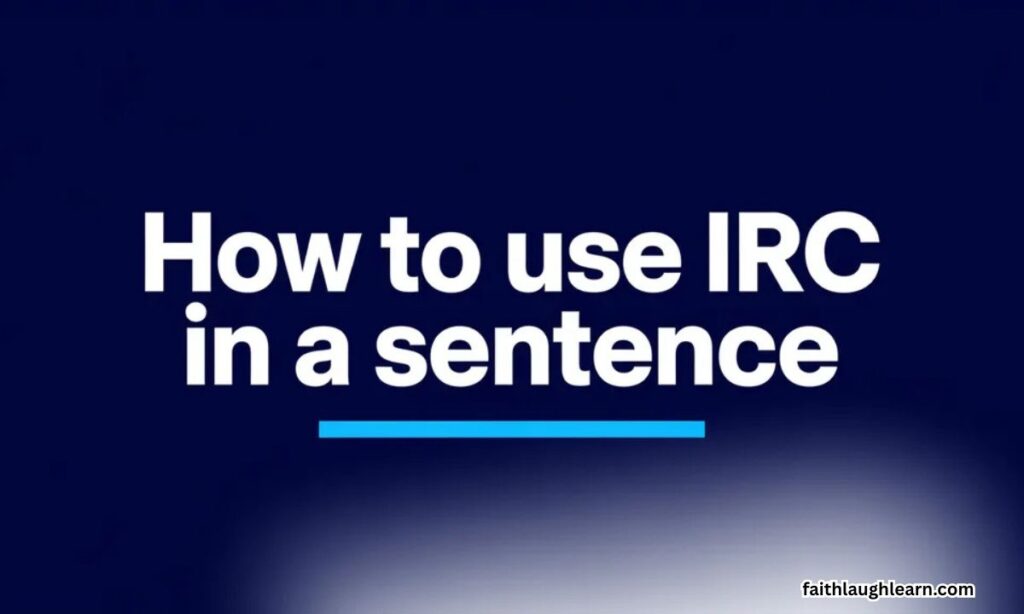 How to Use IIRC in a Sentence