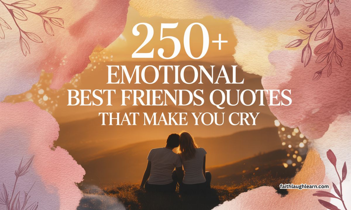 250+ Emotional Best Friends Quotes That Make You Cry