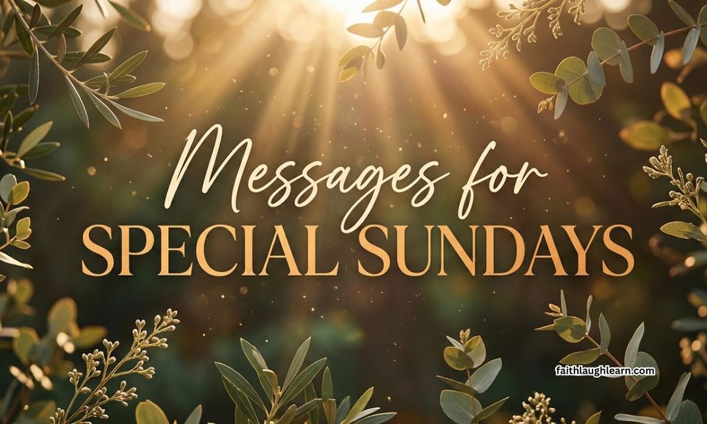 Messages for Special Sundays