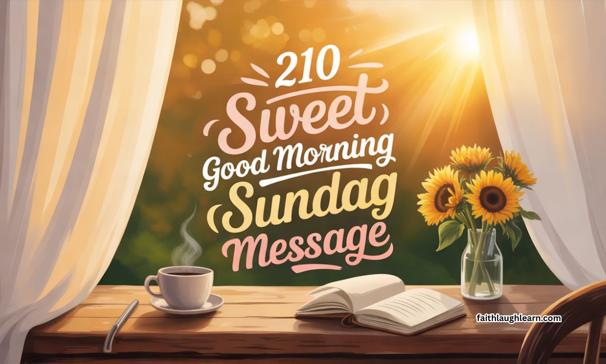 Sweet Good Morning Sunday Message